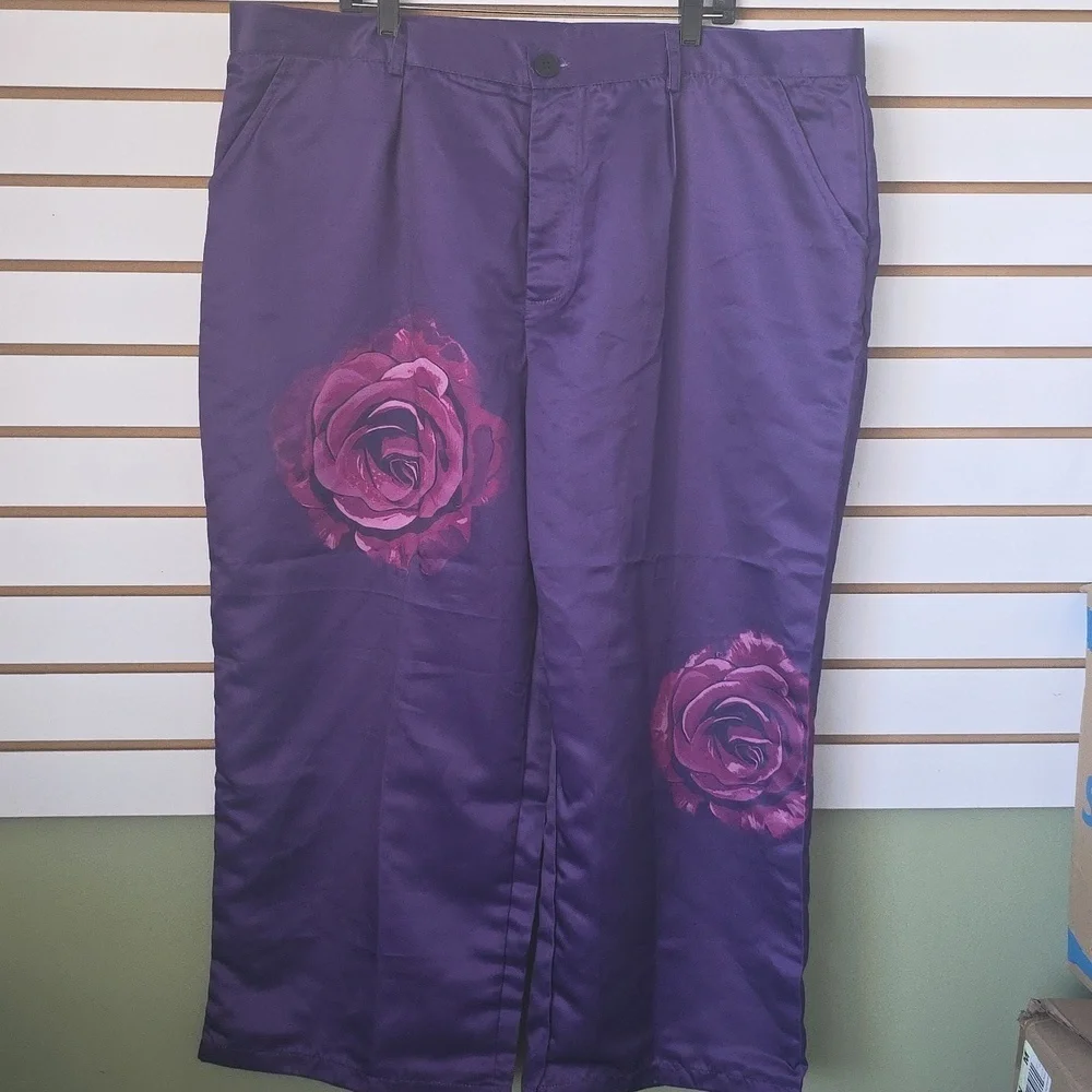 2p Set Rose Blazer And Pants 3x